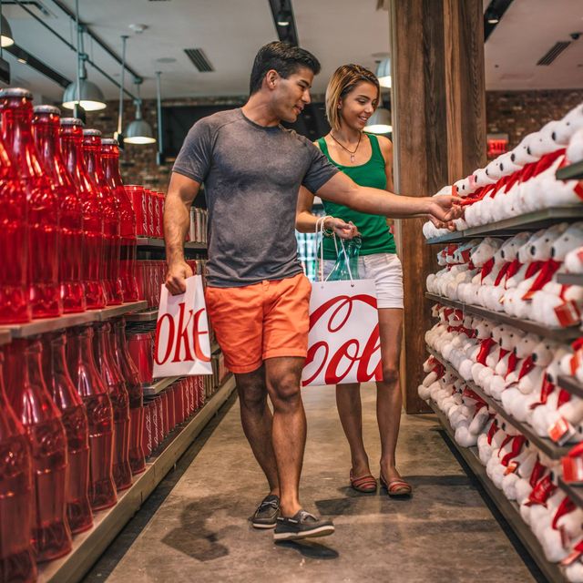 Giant Coca-Cola Cup, This giant Coca-Cola cup is the stair…