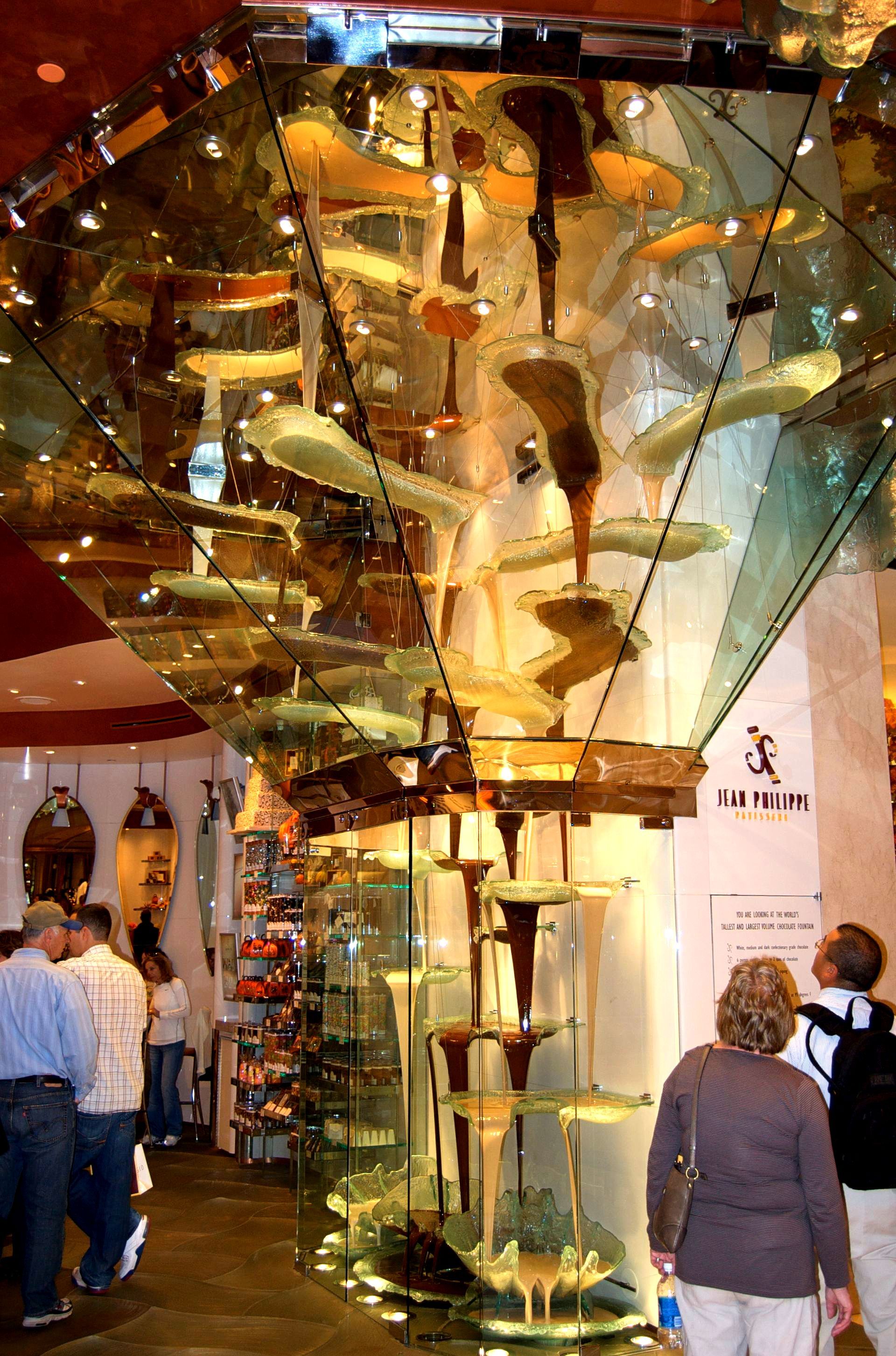 World’s Largest Chocolate Fountain: world record in Las Vegas, Nevada