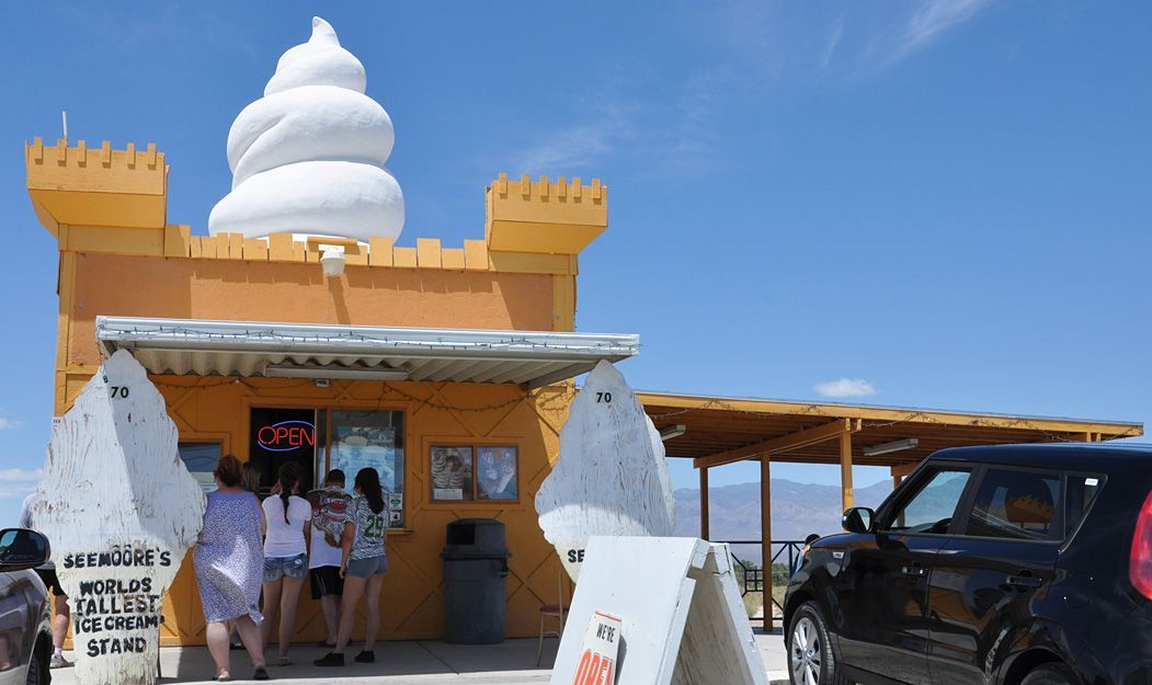 World's Tallest Ice Cream Stand: world record in Pahrump, Nevada