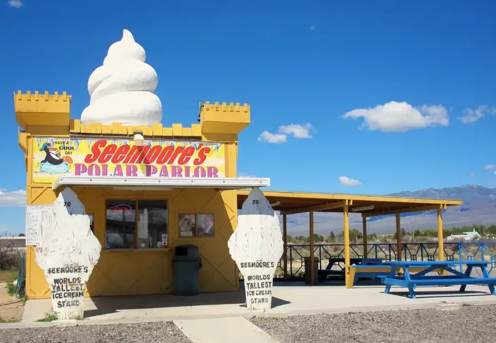 World's Tallest Ice Cream Stand: world record in Pahrump, Nevada