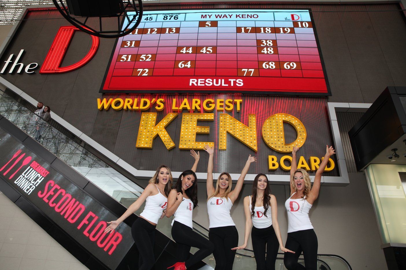 World’s Largest Keno Board: world record in Las Vegas, Nevada