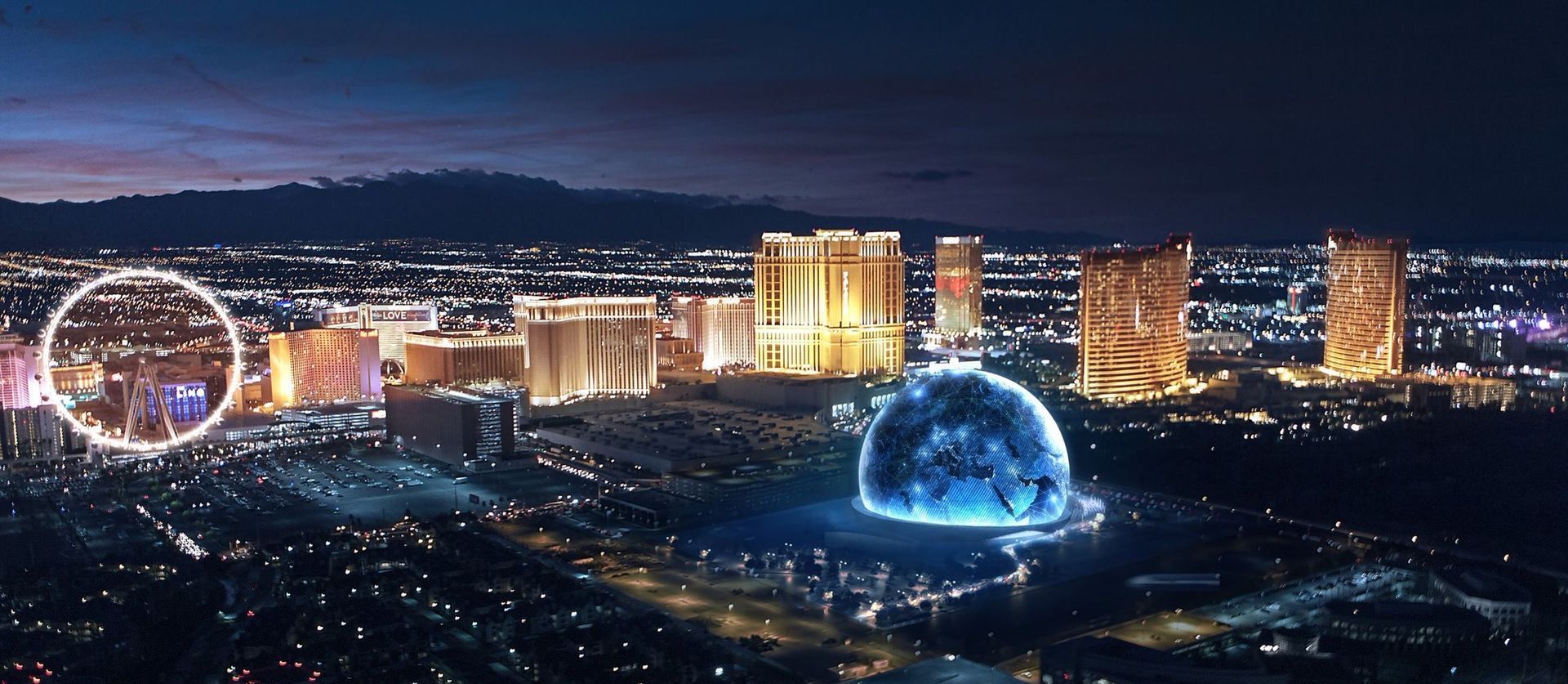 
World’s Largest Sphere: world record in Las Vegas, Nevada