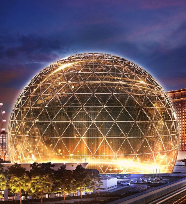 What's that giant sphere being built in Las Vegas?