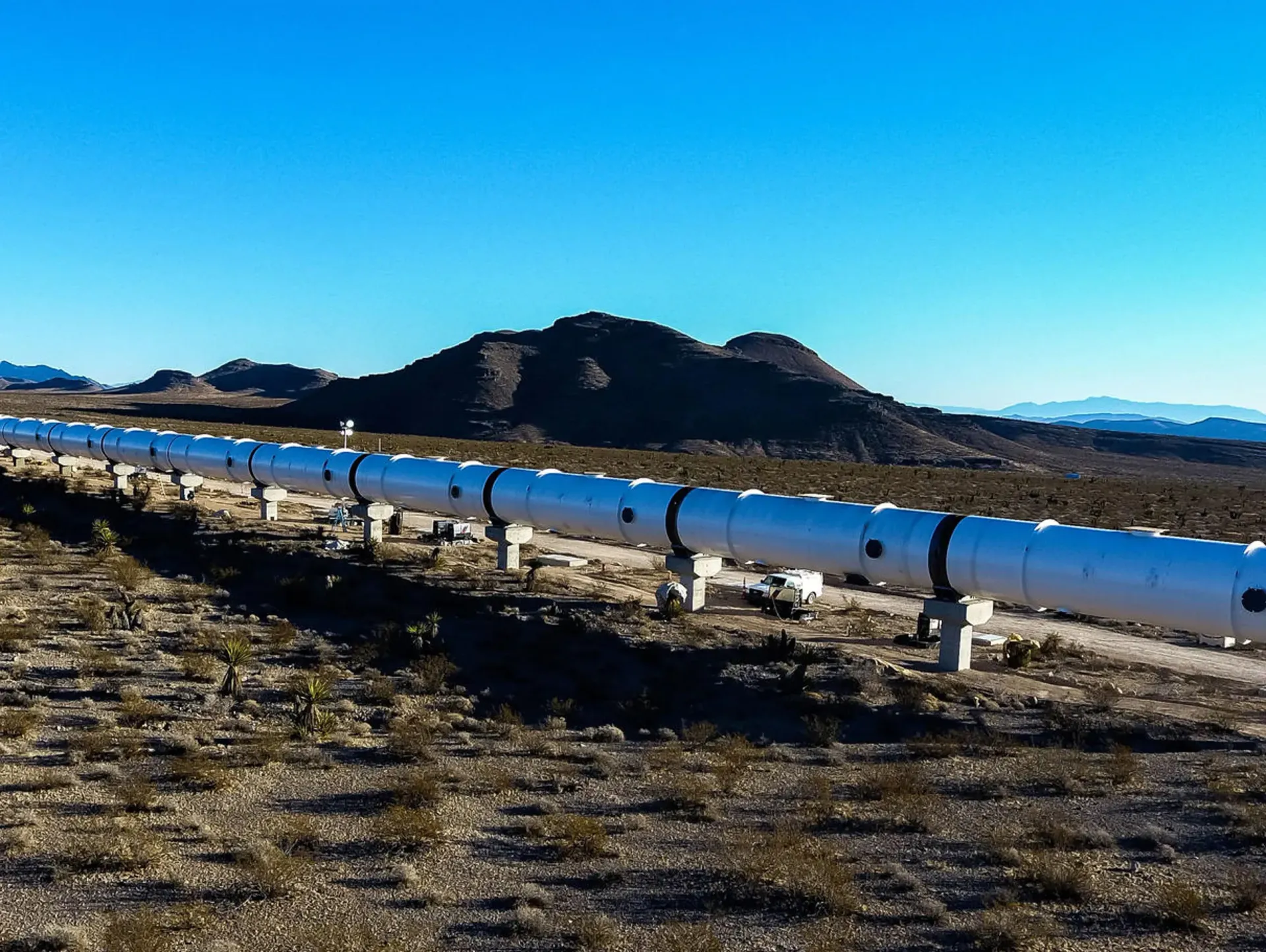 World’s first full-scale hyperloop system: world record near Las Vegas, Nevada