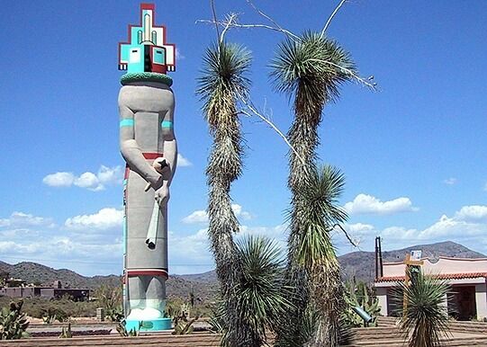 World’s Largest Kachina Doll Statue: world record in Cave Creek, Arizona