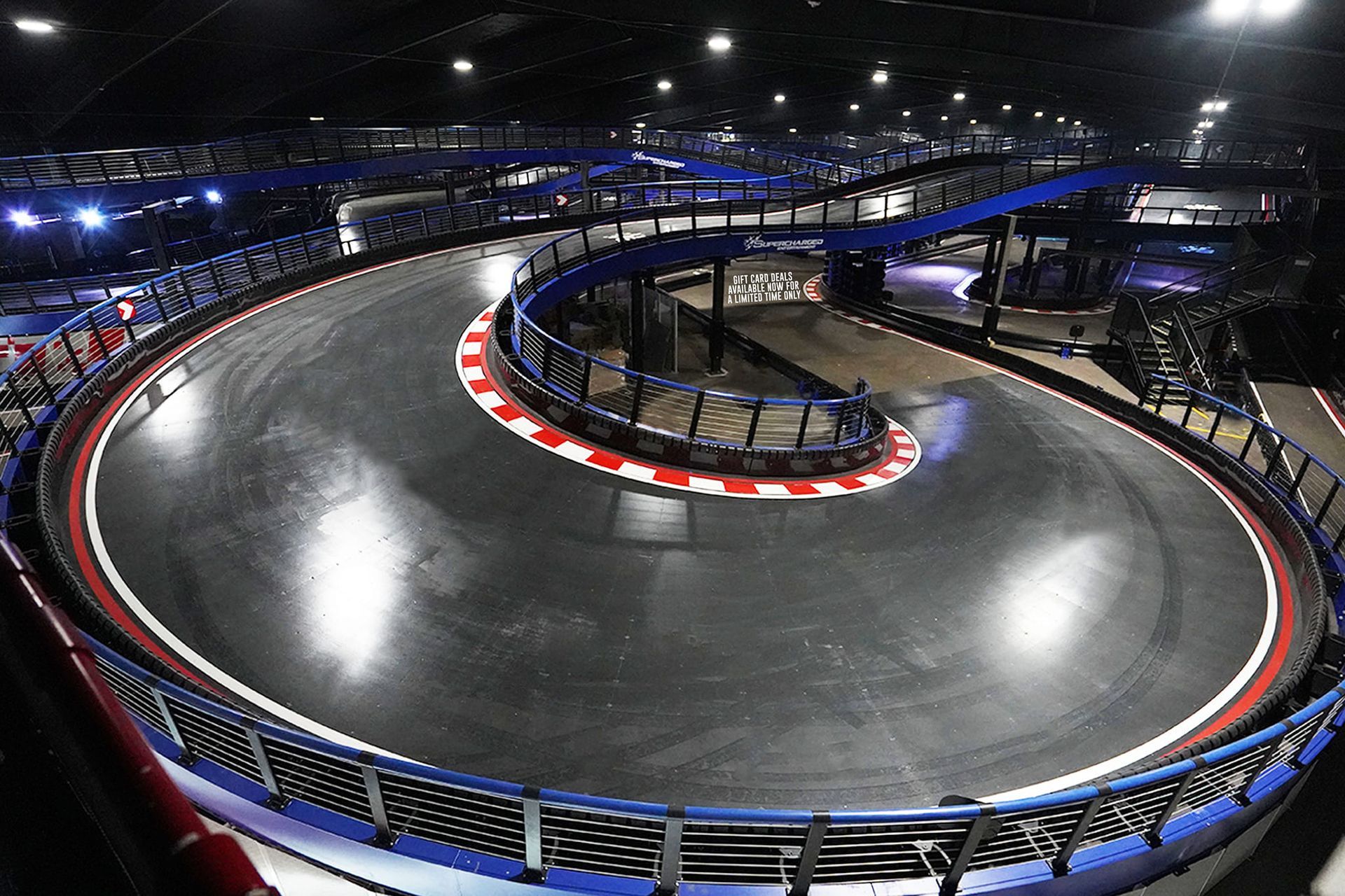 World's Largest Indoor Multi-Level Karting Track: world record in Edison, New Jersey