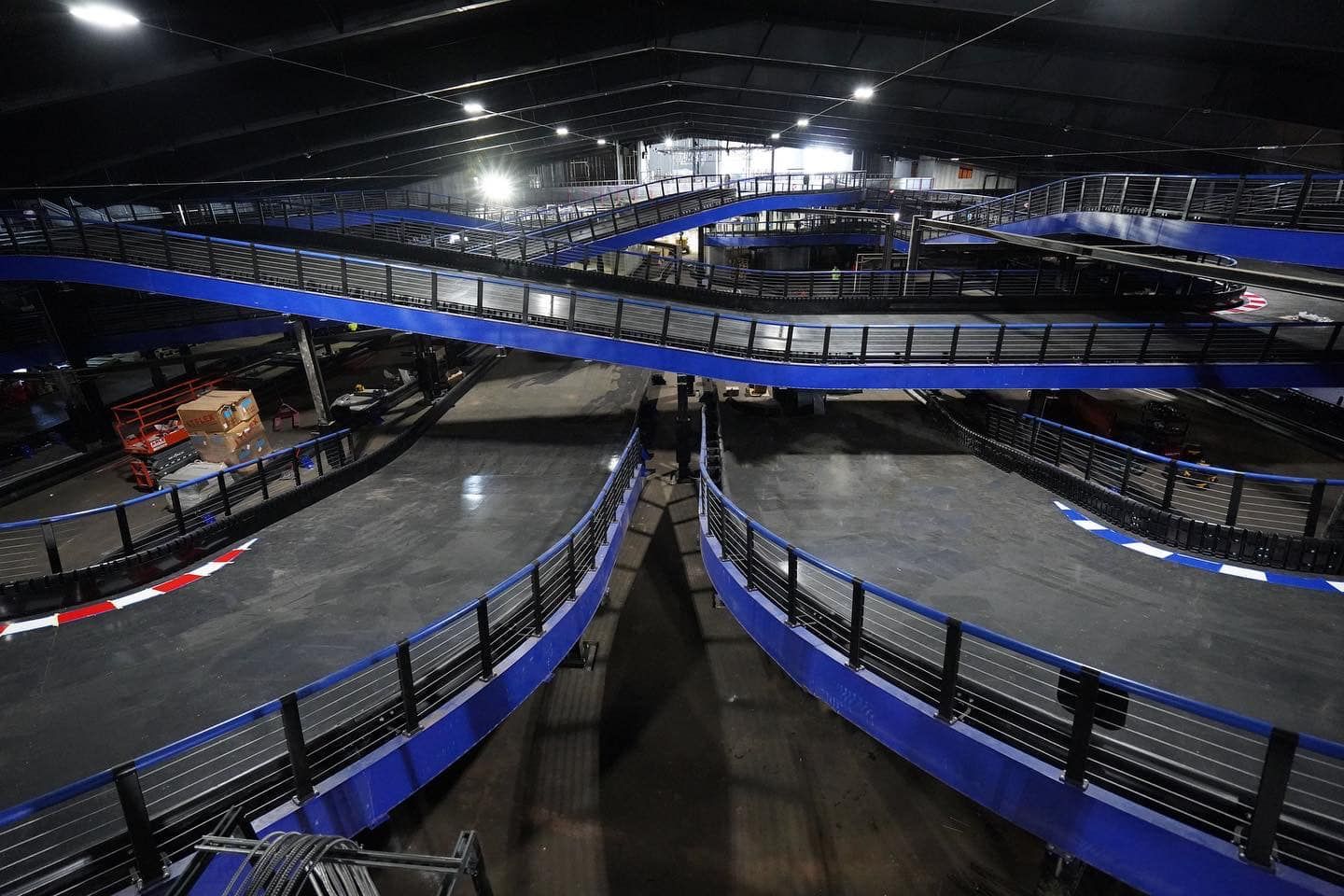 World's Largest Indoor Multi-Level Karting Track: world record in Edison, New Jersey