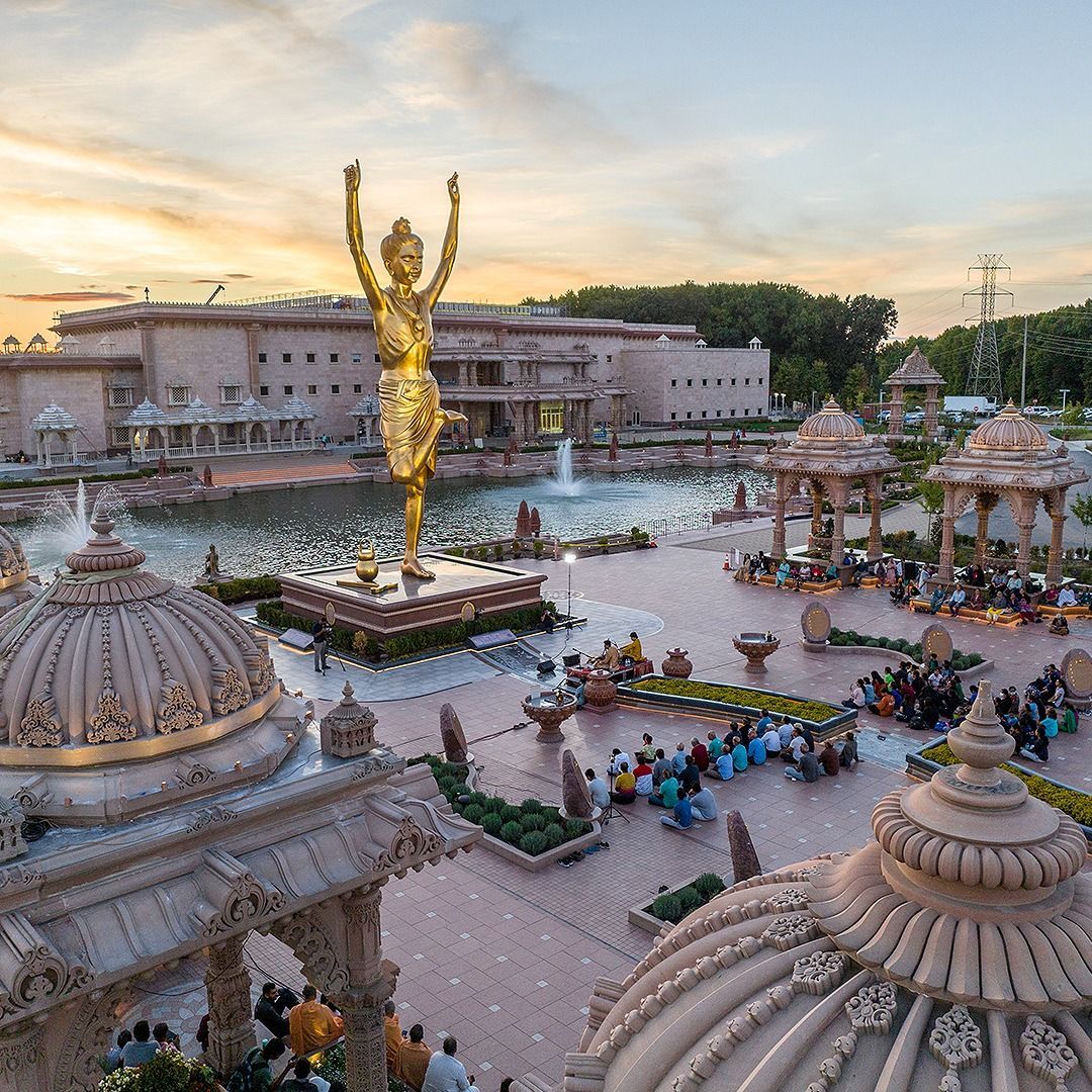 World s Largest Hindu Temple World Record In Robbinsville New Jersey