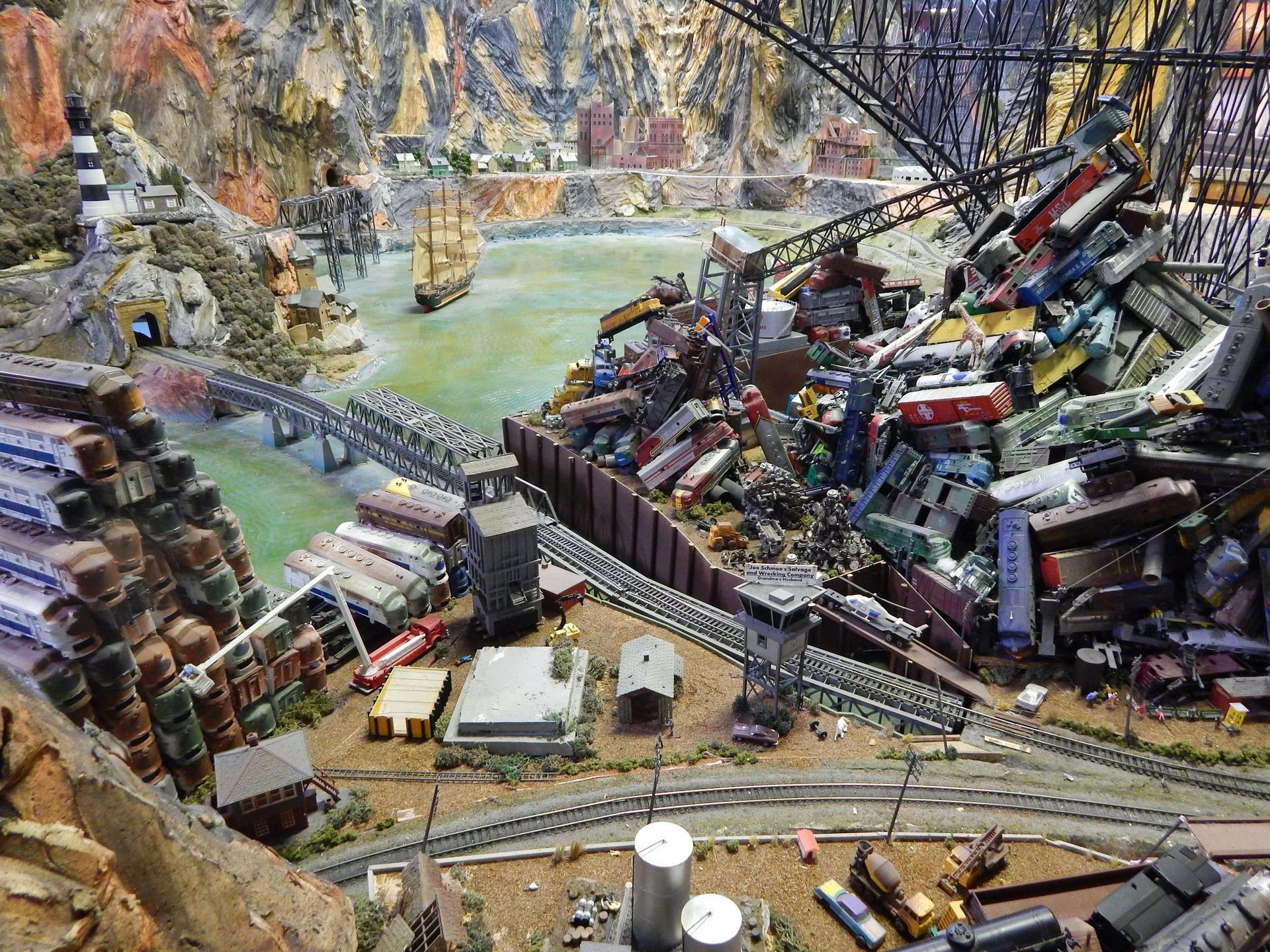 World's Largest Model Railroad Museum: world record in Flemington, New Jersey