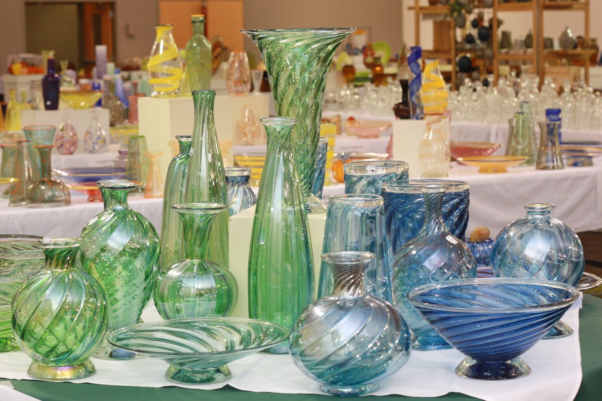 World's largest glass bottle hand blown: world record in Millville, New Jersey