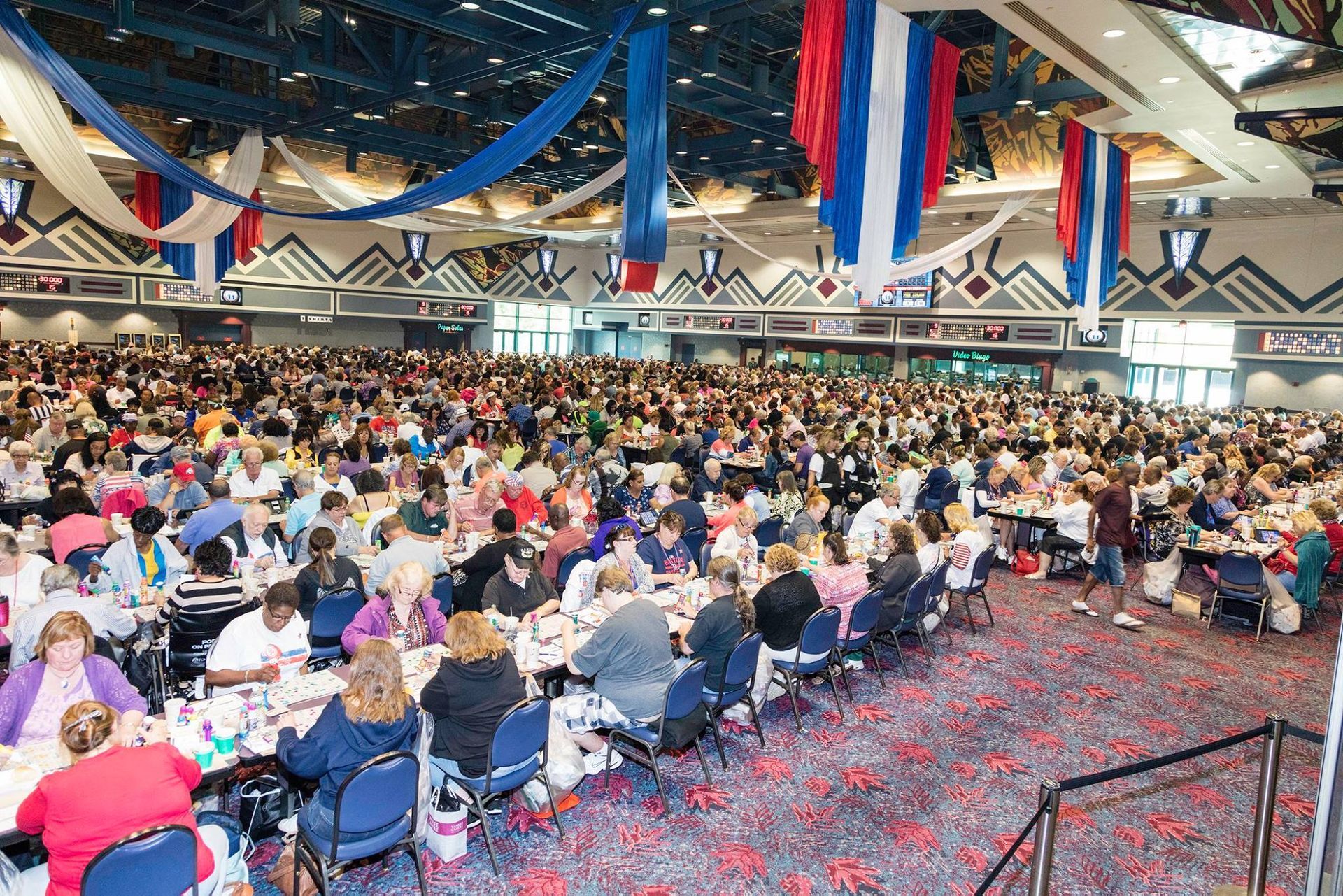 World's Largest Bingo Hall: world record in Ledyard, Connecticut