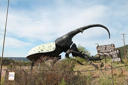 World’s Largest Beetle Statue: world record in Colorado Springs, Colorado