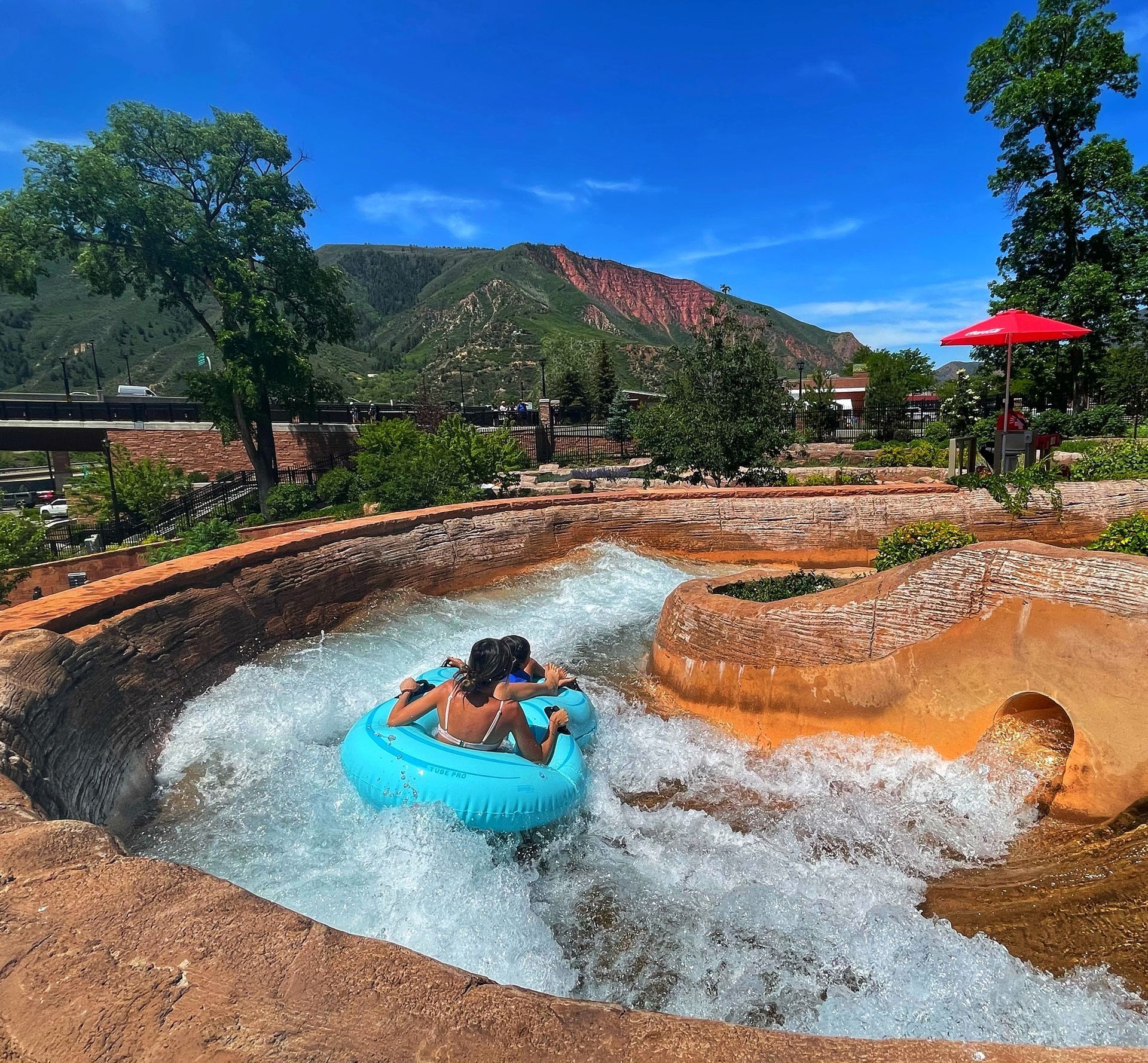 World's Largest Mineral Hot Spring: world record in Glenwood Springs, Colorado