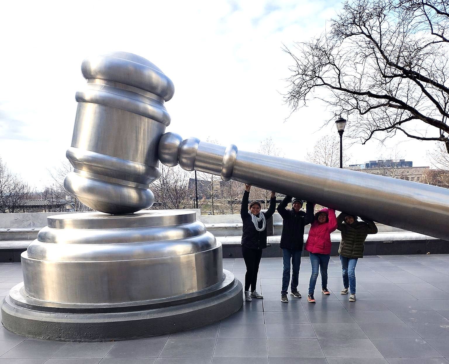 World's Largest Gavel Sculpture: world record in Columbus, Ohio