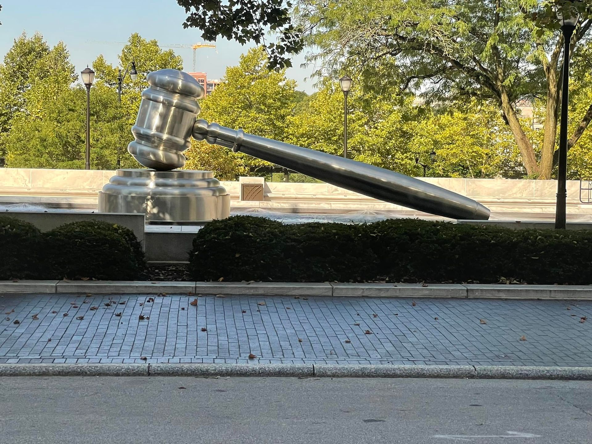 World's Largest Gavel Sculpture: world record in Columbus, Ohio