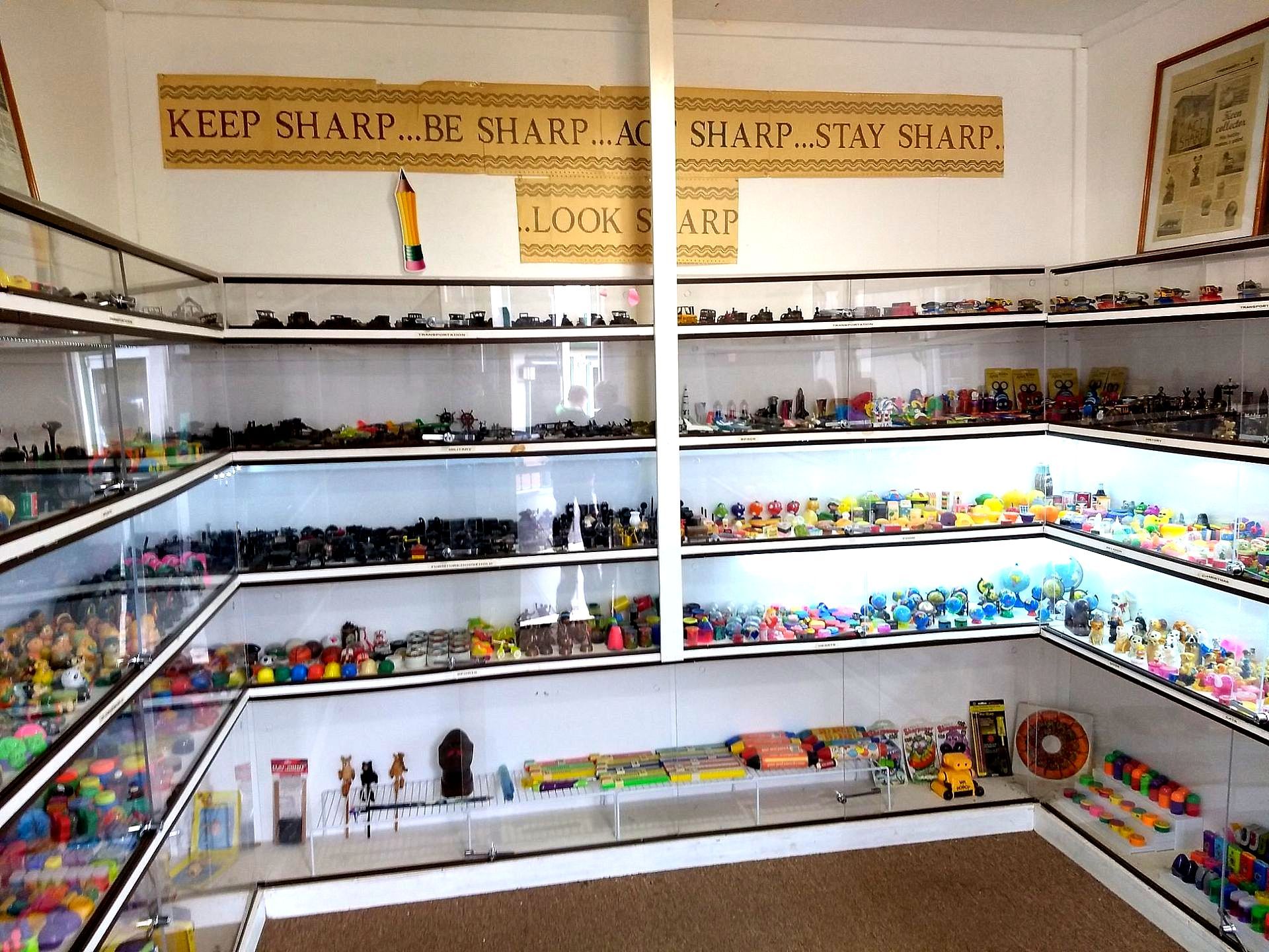 World's First Pencil Sharpener Museum: world record in Logan, Ohio