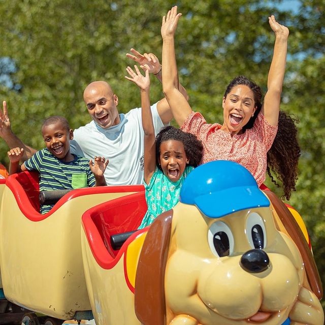 World s Longest Water Coaster world record in Santa Claus Indiana