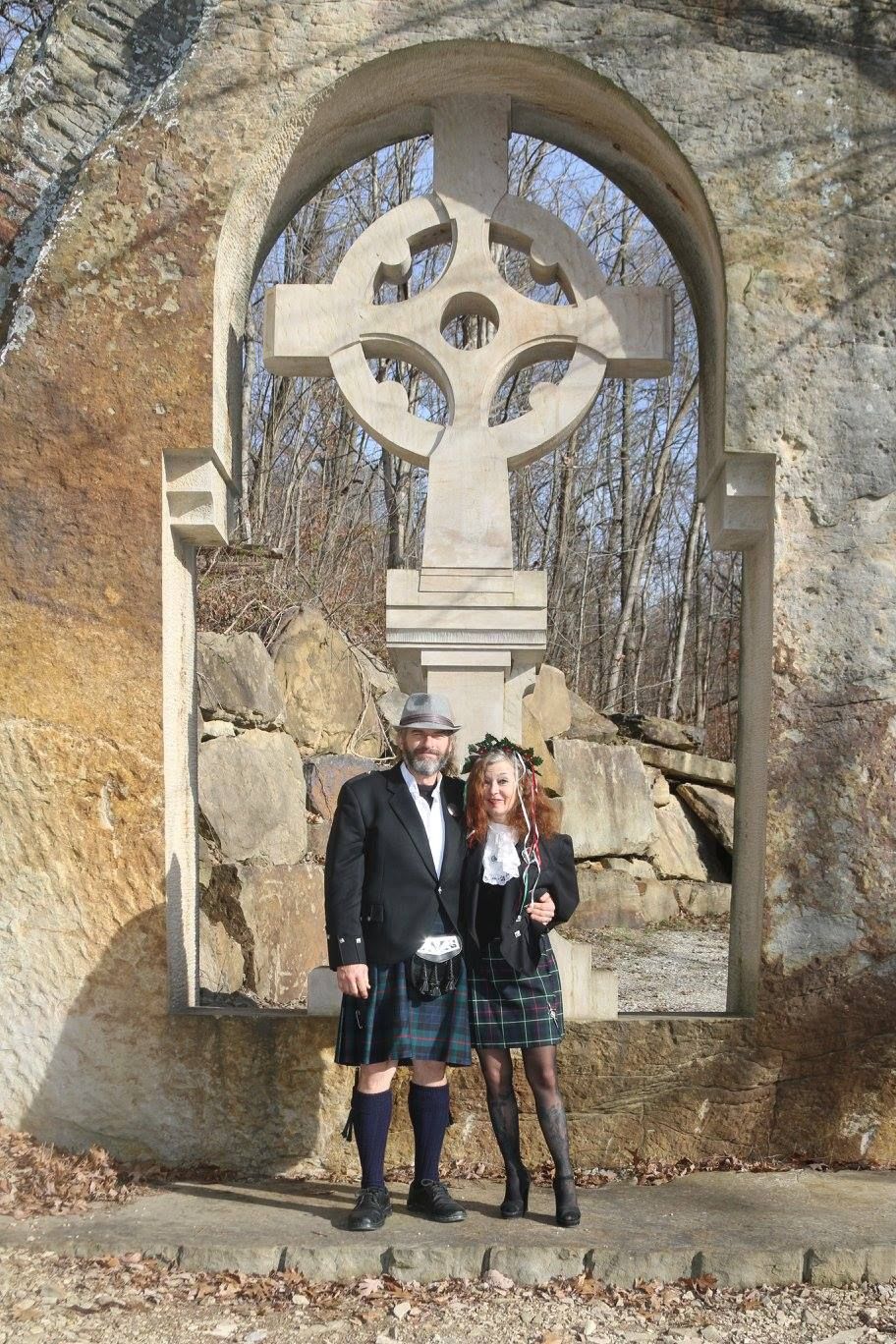 World's Largest Celtic Cross Carved From Single Rock: world record in Cannelton, Indiana