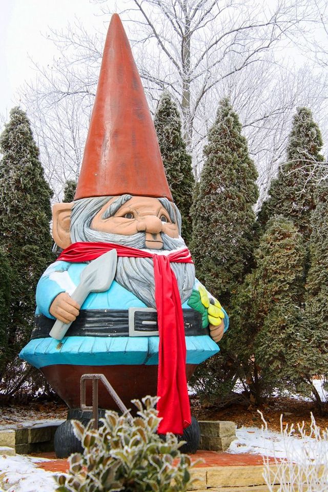Statue Gnome De Jardin University Of Nebraska Cornhuskers - 10 Pouces - Neuf