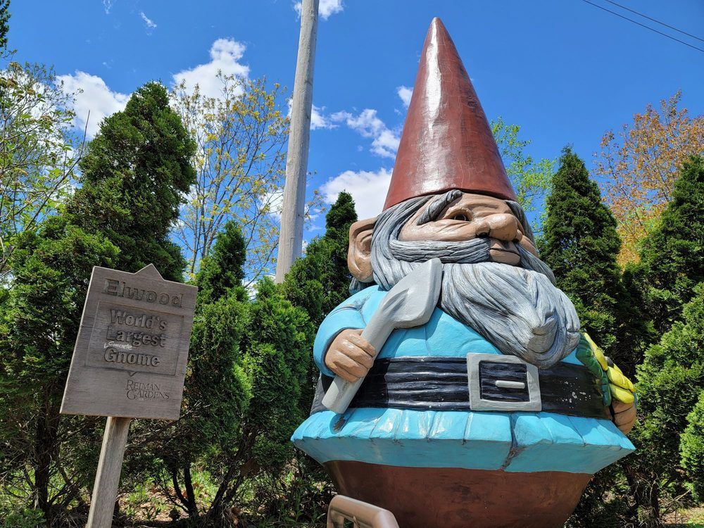  World's Largest Concrete Gnome: world record in Ames, Iowa 