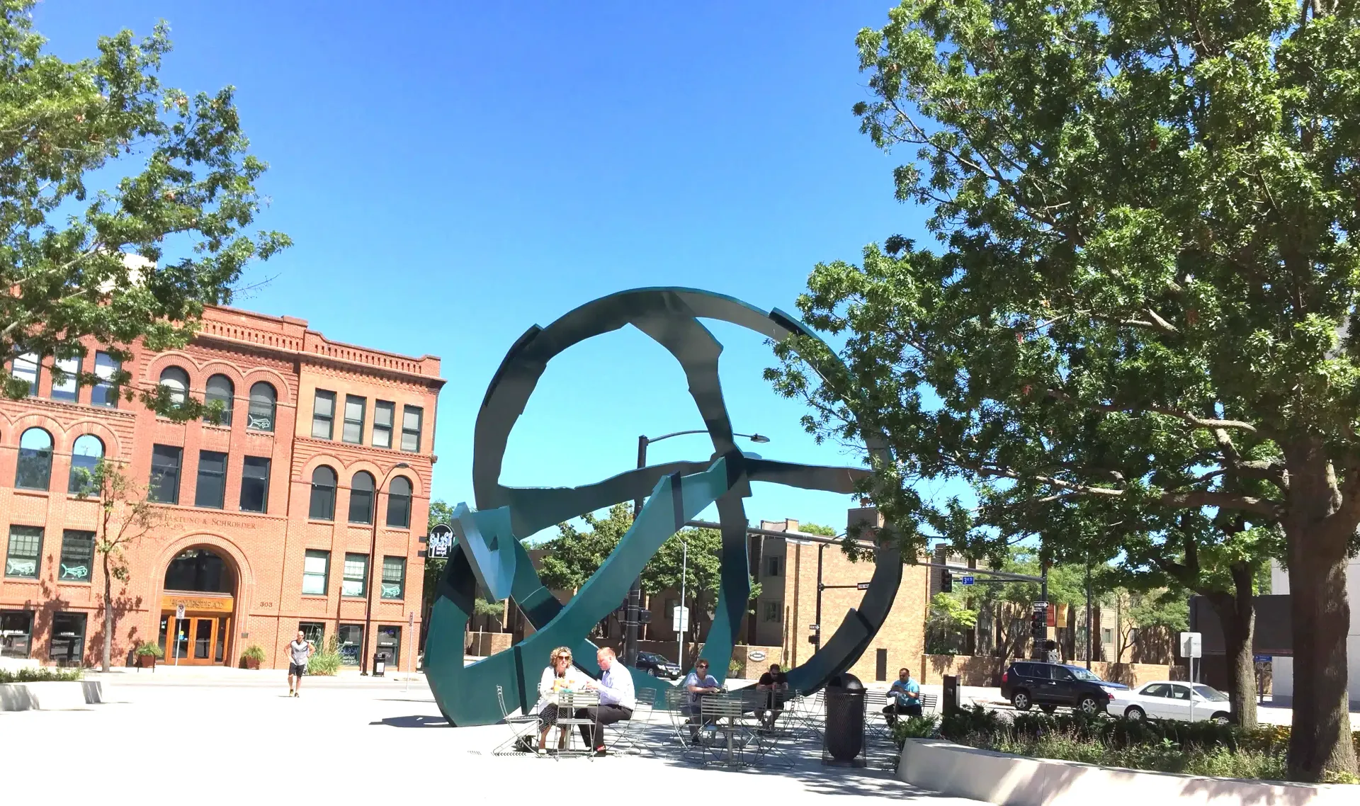 World's Largest Umbrella Sculpture: world record in Des Moines, Iowa
