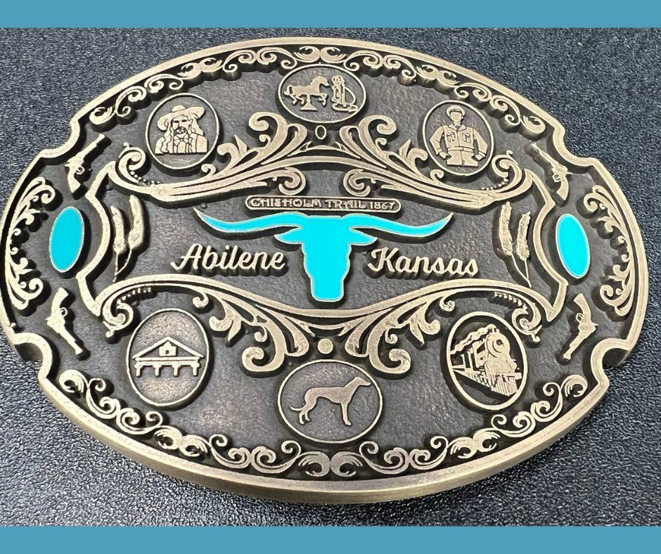 World’s Largest Belt Buckle: world record in Abilene, Kansas