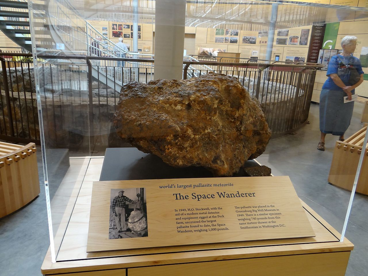 World's Largest Pallasite Meteorite: world record in Greensburg, Kansas