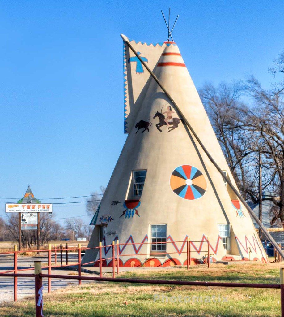 World's Largest Concrete TeePee: world record in Lawrence, Kansas