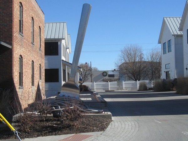 World's Largest Fork with Pasta Sculpture: world record in Omaha, Nebraska