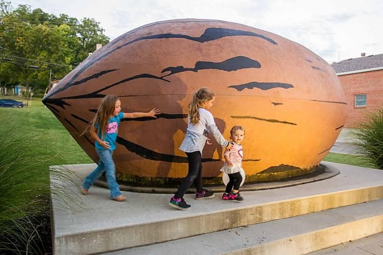 
World's Largest Pecan Replica Sculpture: world record in Brunswick, Missouri