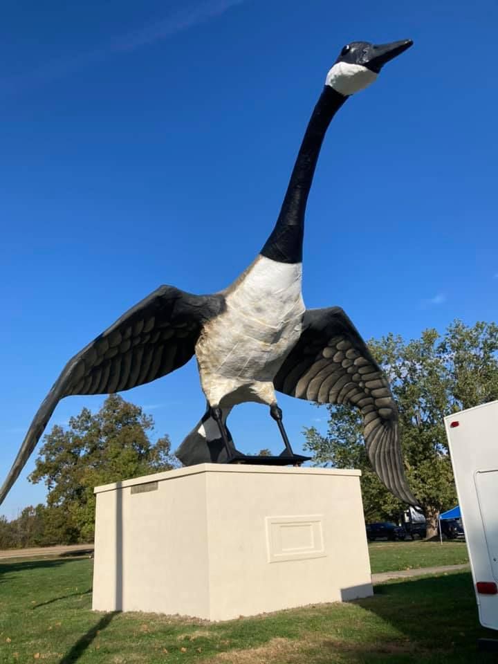 World's largest discount canada goose statue