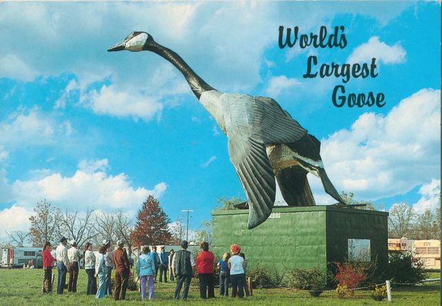 World's largest discount canada goose statue