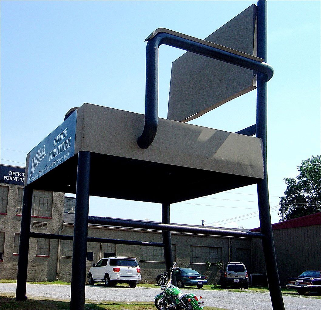 World's Largest Office Chair: world record in Anniston, Alabama