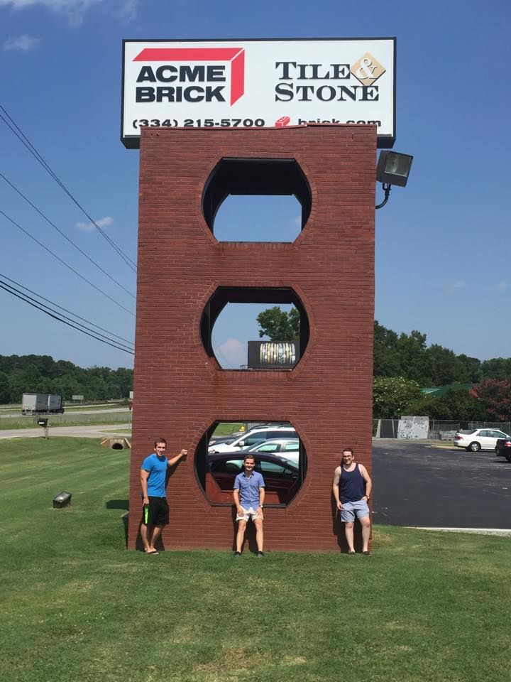 World’s Largest Brick Made of Bricks: world record in Montgomery, Alabama
