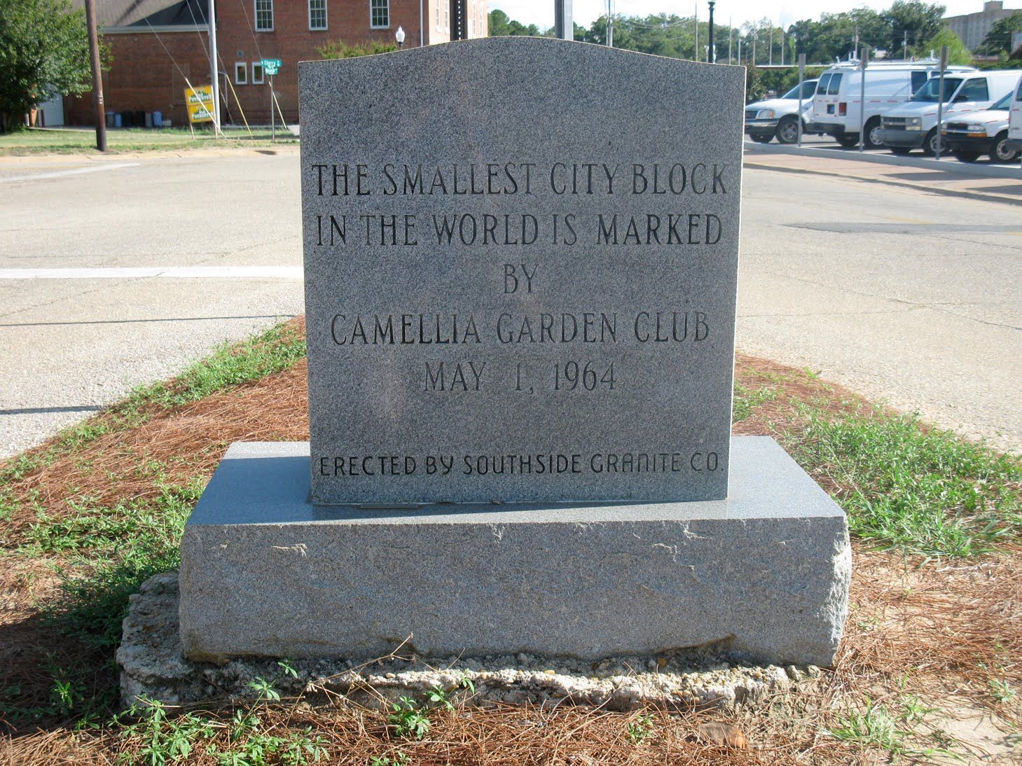 World's Smallest City Block: world record in Dothan, Alabama