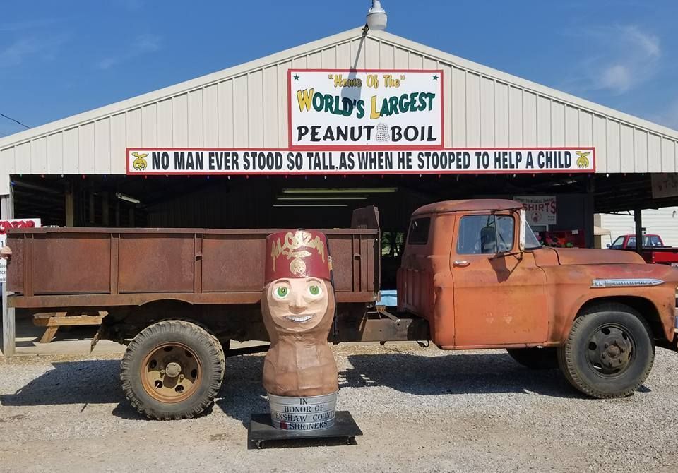 World's Largest Peanut Boil: world record in Luverne, Alabama