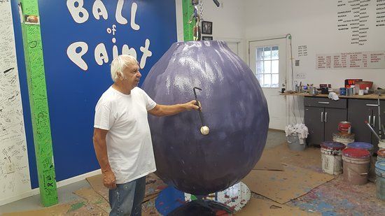 World's Largest Ball of Paint: world record in Alexandria, Indiana