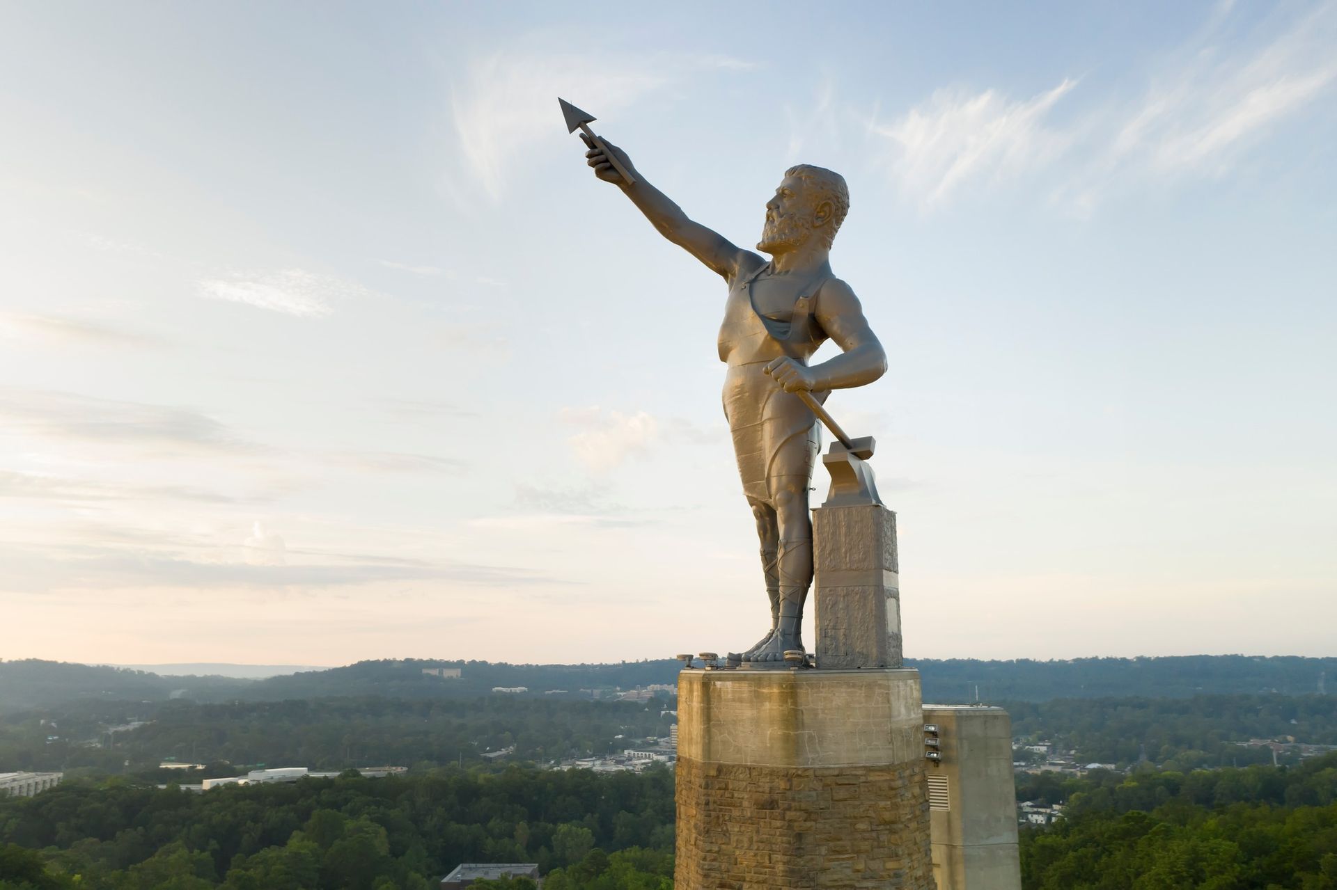 World’s Largest Cast-Iron Statue: world record in Birmingham,  Alabama