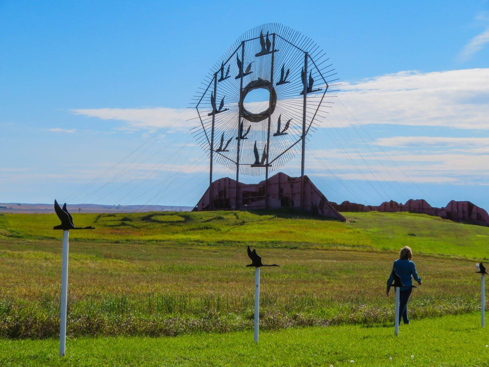 World's Largest Scrap Metal Sculpture: world record in Gladstone, North Dakota