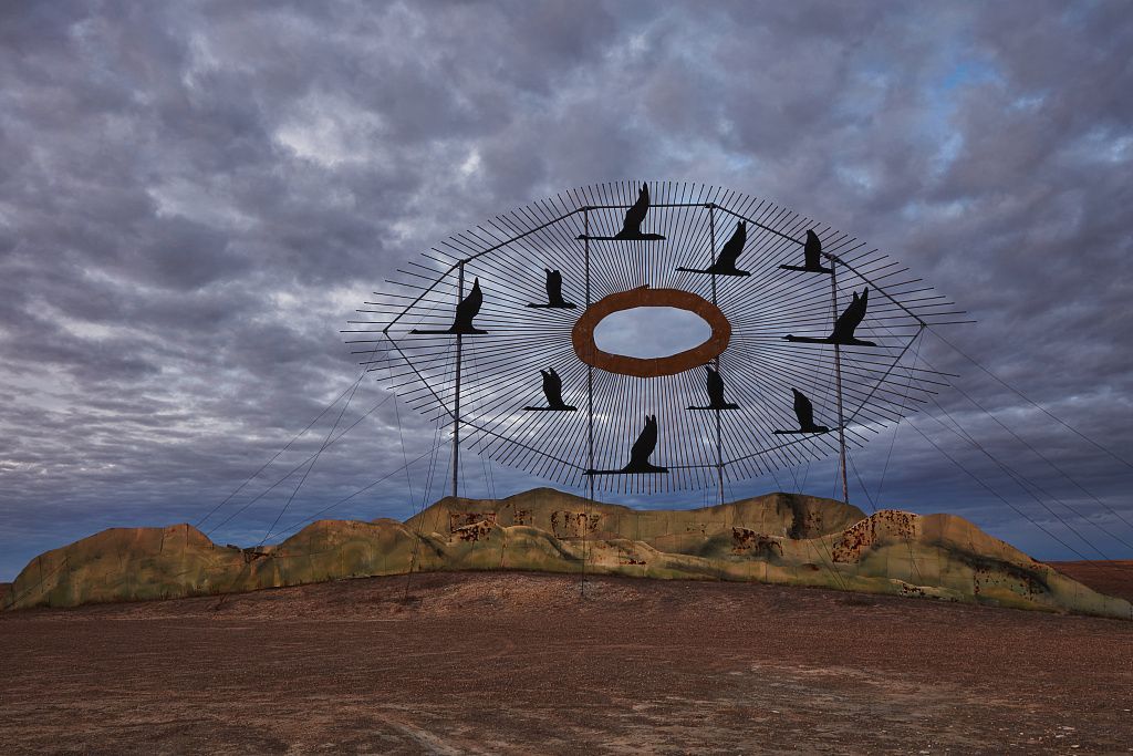 World's Largest Scrap Metal Sculpture: world record in Gladstone, North Dakota