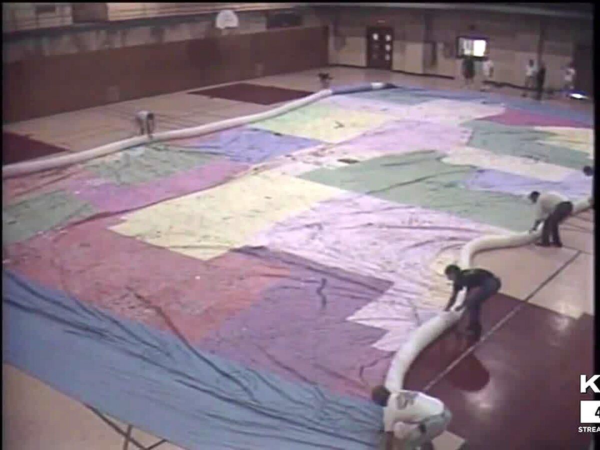 World's Largest Historical Quilt: world record in Antler, North Dakota