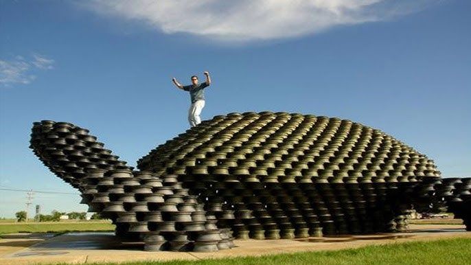World's Largest Man-Made Turtle: world record in Dunseith, North Dakota