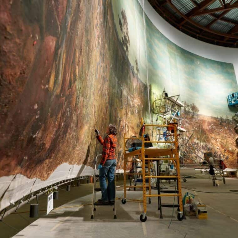 World's Largest Oil Painting: world record in Atlanta, Georgia