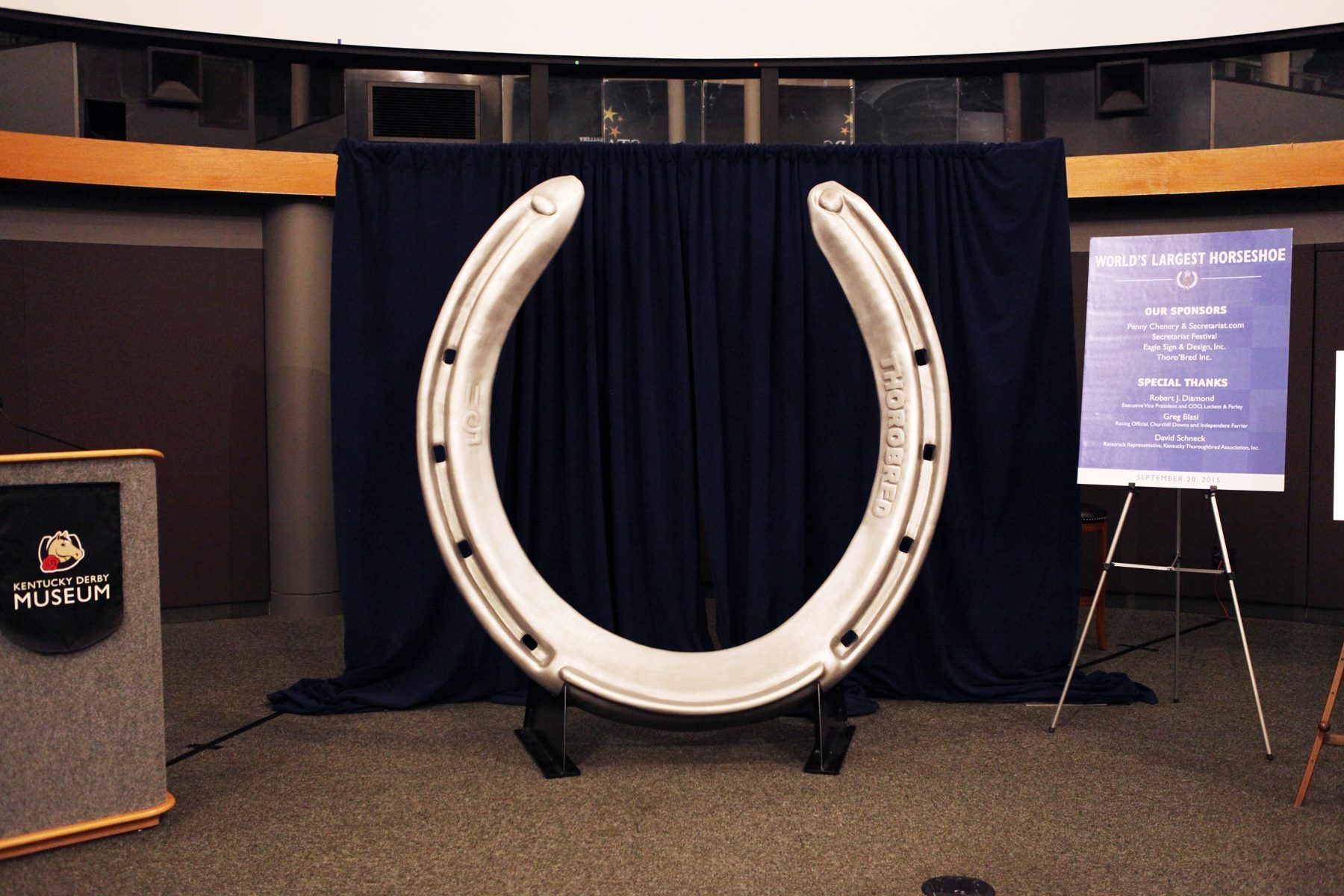 World's Largest Horseshoe Replica: world record in Louisville, Kentucky