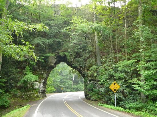 World's Shortest Highway Tunnel: world record in Shady Valley, Tennessee