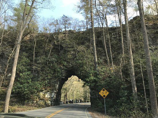 World's Shortest Highway Tunnel: world record in Shady Valley, Tennessee