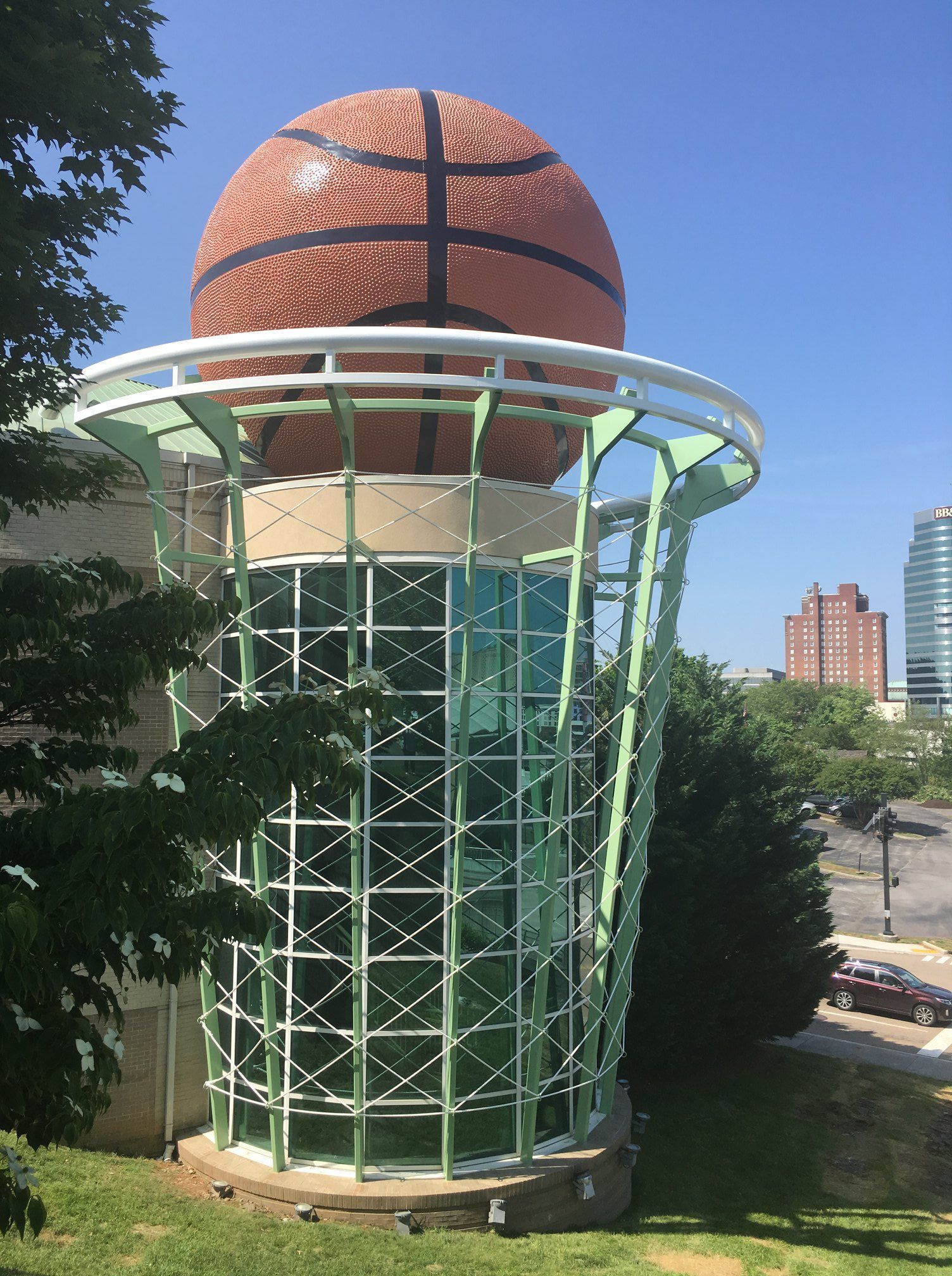 World’s Largest Basketball Sculpture: world record in Knoxville, Tennessee