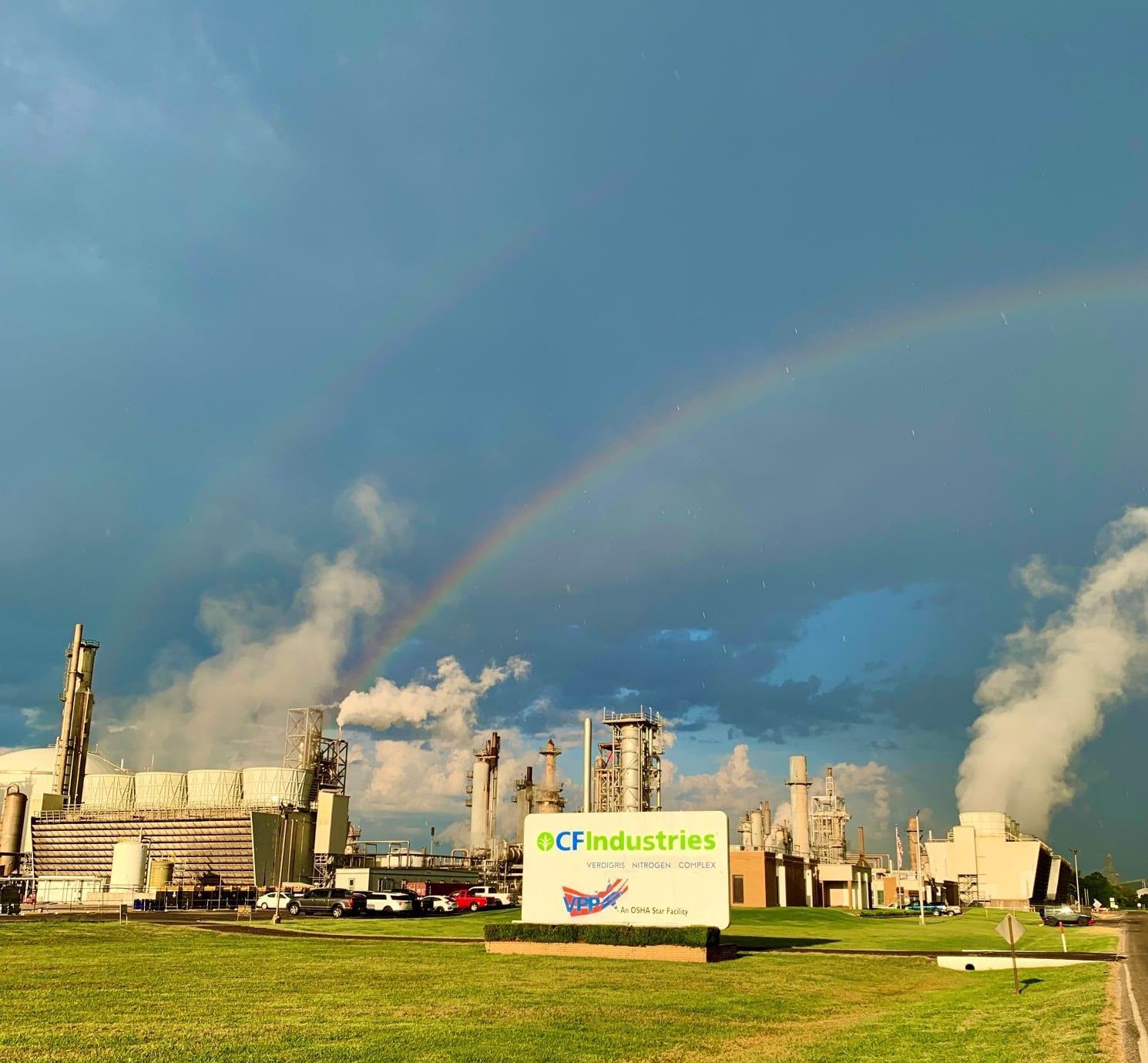 World's largest ammonia production complex: world record in Donaldsonville, Louisiana