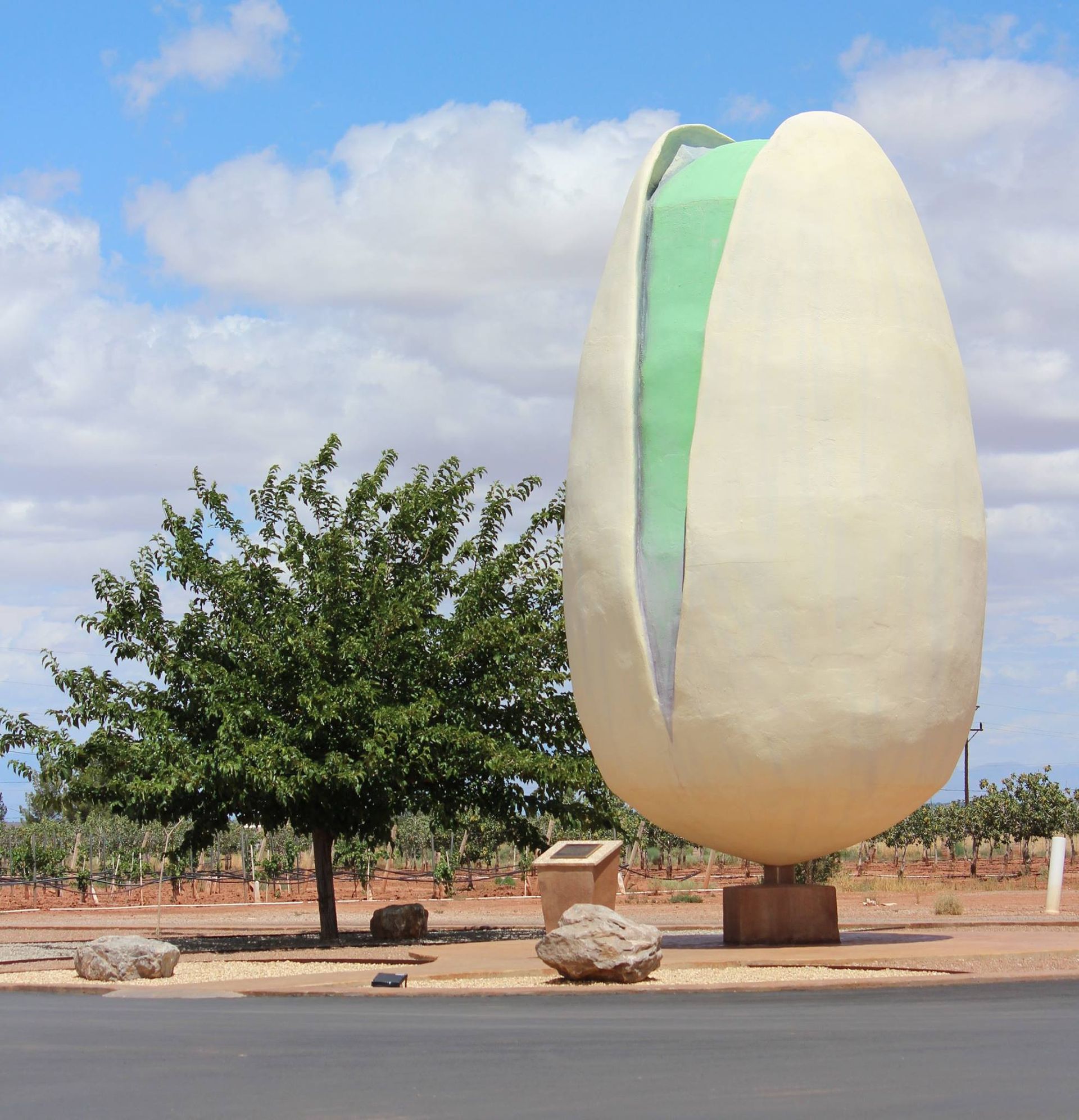 World’s Largest Pistachio Monument, world record in North Alamogordo, New Mexico