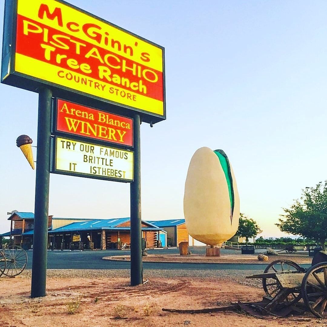 World’s Largest Pistachio Monument, world record in North Alamogordo, New Mexico